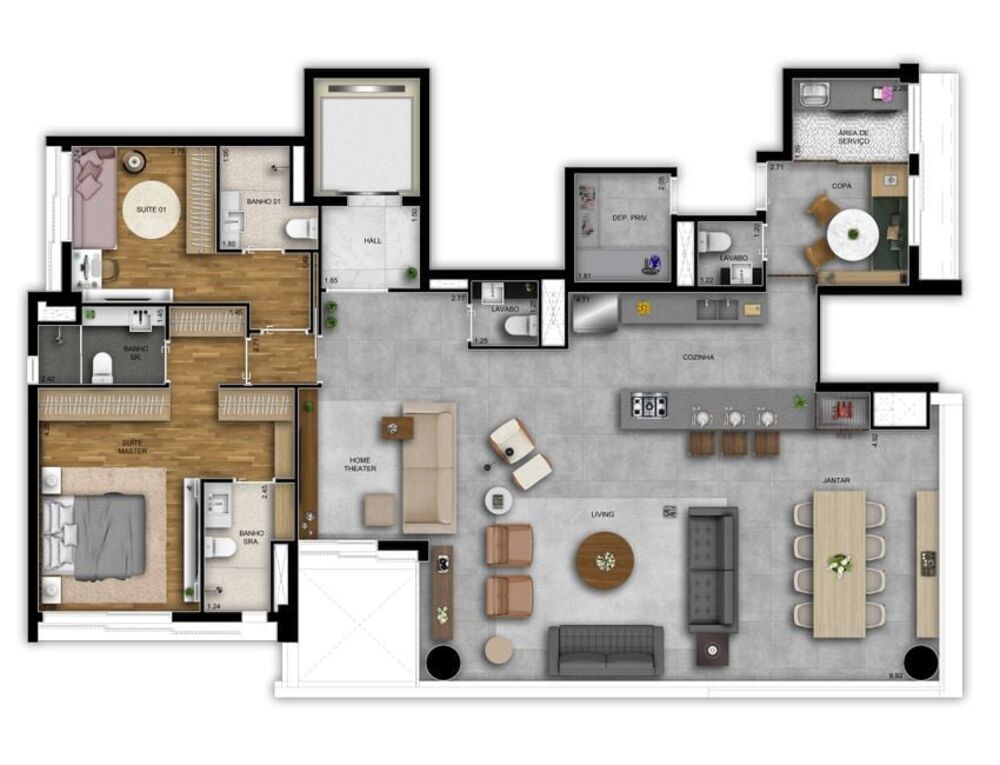 Cobertura, 3 quartos, 324 m² - Foto 18