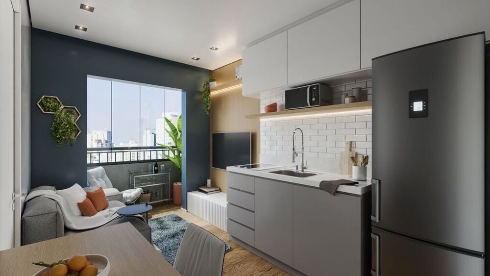 Apartamento, 1 quarto, 23 m² - Foto 1