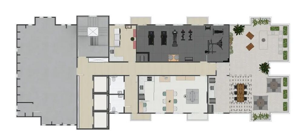 Apartamento à venda com 2 quartos, 39m² - Foto 8