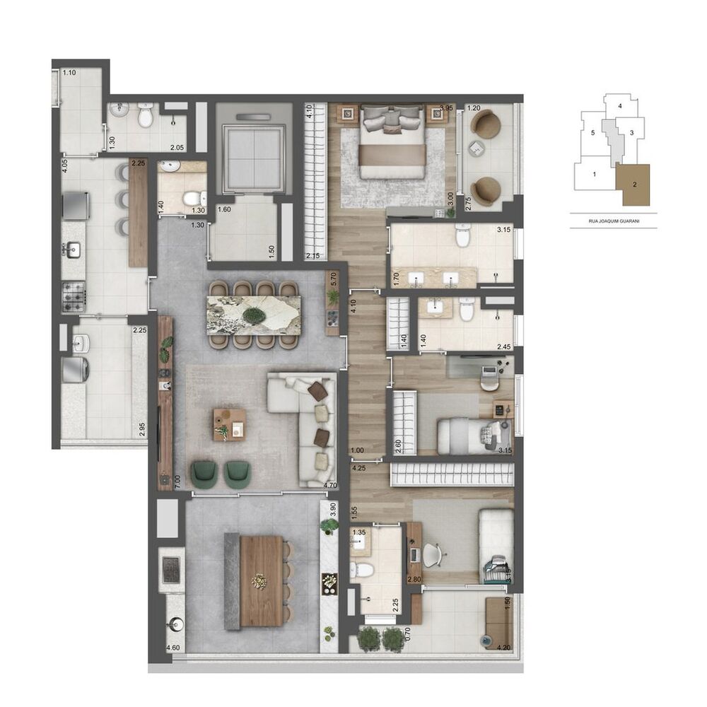 Apartamento, 3 quartos, 136 m² - Foto 24