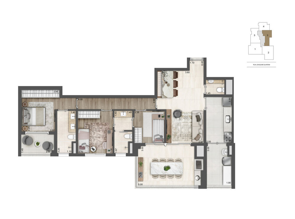 Apartamento, 3 quartos, 136 m² - Foto 10