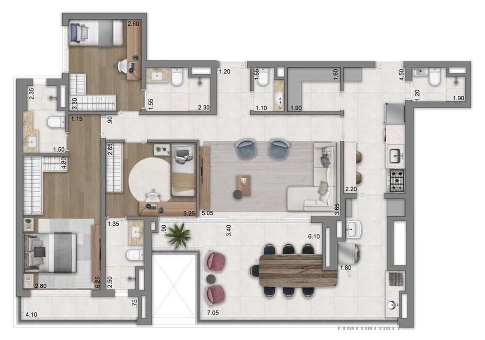 Apartamento, 3 quartos, 138 m² - Foto 22