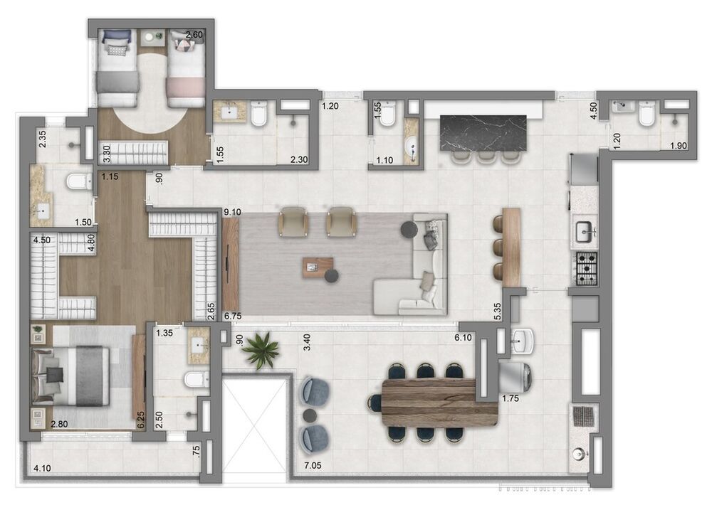 Apartamento, 3 quartos, 138 m² - Foto 23