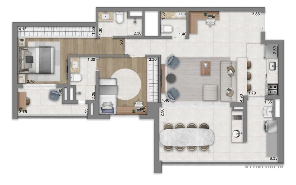 Apartamento, 3 quartos, 138 m² - Foto 21