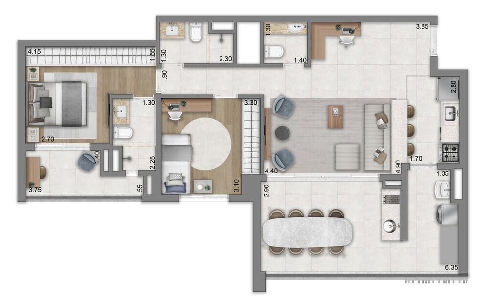 Apartamento, 3 quartos, 138 m² - Foto 20