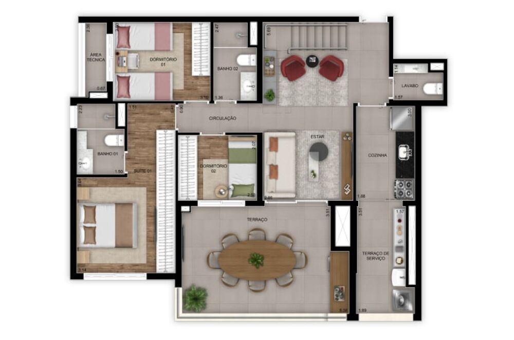 Apartamento, 2 quartos, 79 m² - Foto 11