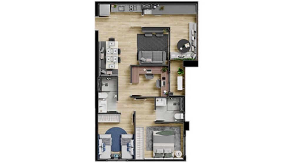 Apartamento, 2 quartos, 57 m² - Foto 34