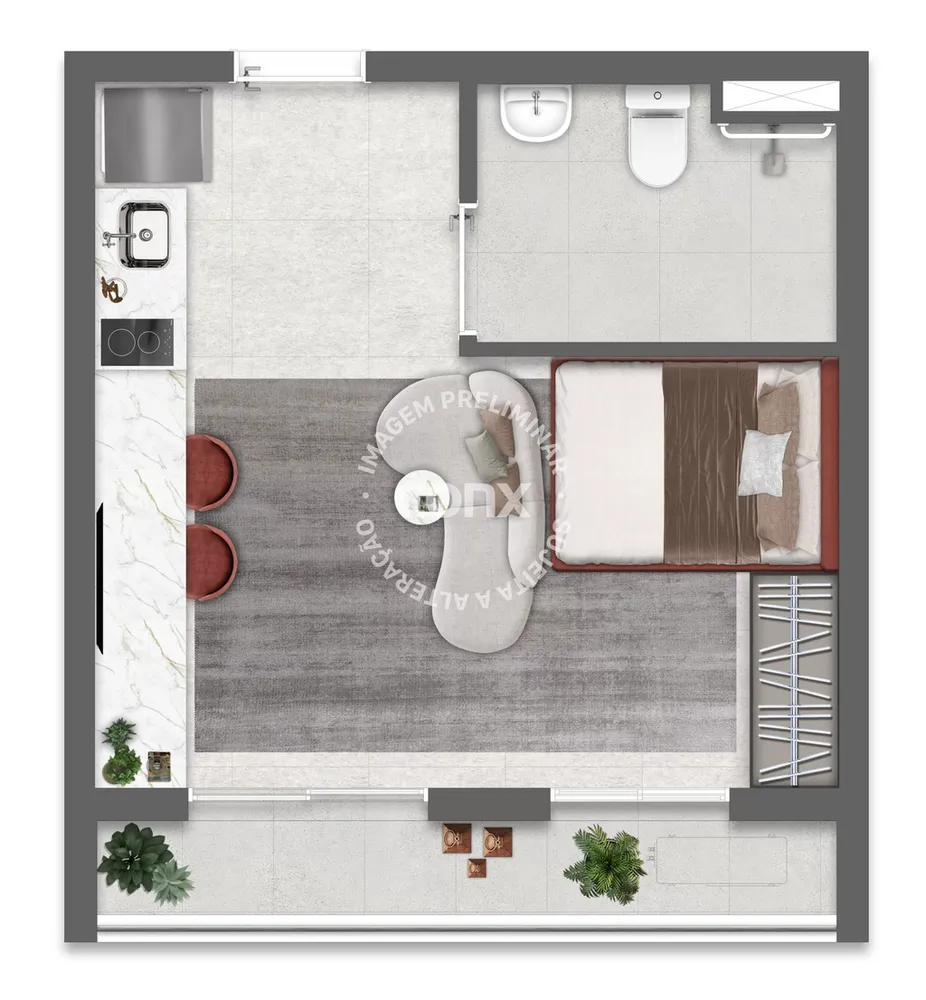 Apartamento, 1 quarto, 29 m² - Foto 18