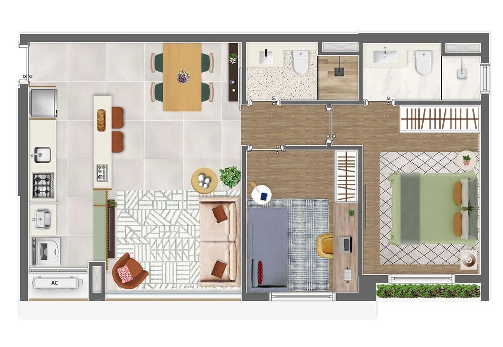Apartamento, 2 quartos, 91 m² - Foto 10