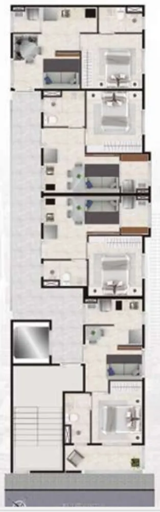 Apartamento, 1 quarto, 25 m² - Foto 5