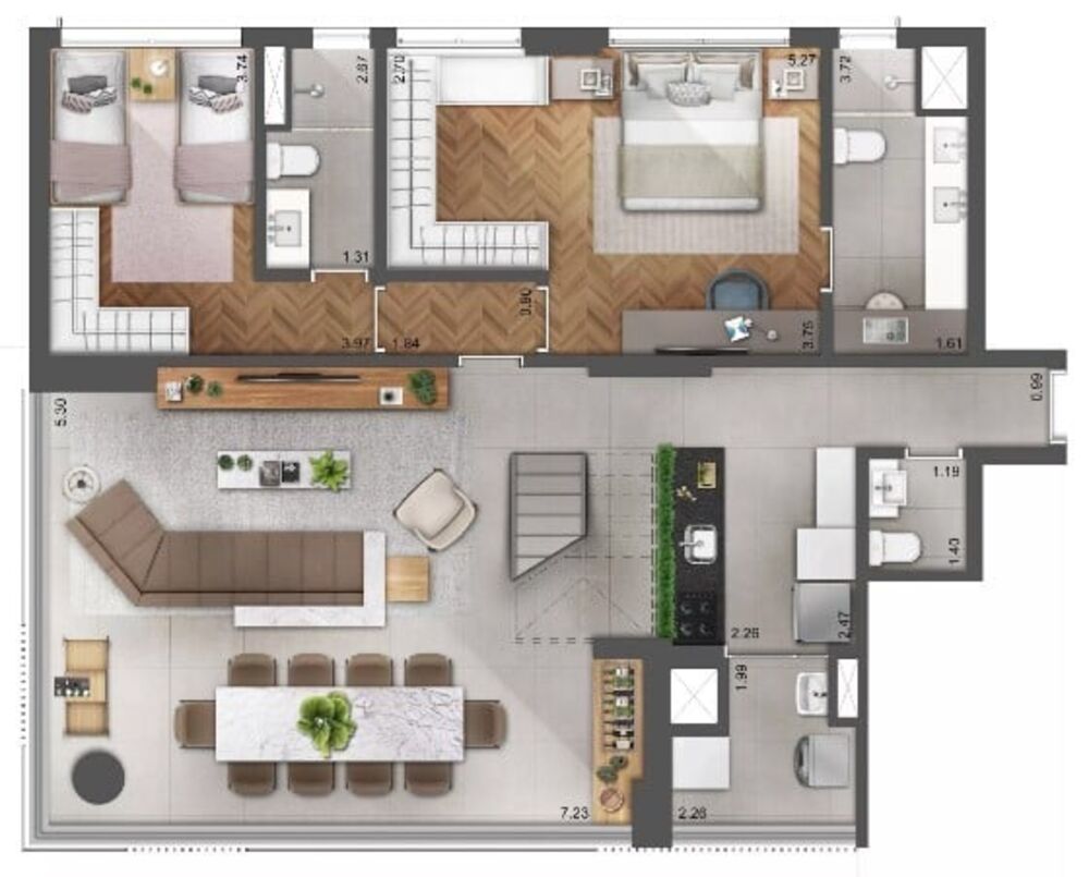 Apartamento, 3 quartos, 111 m² - Foto 6