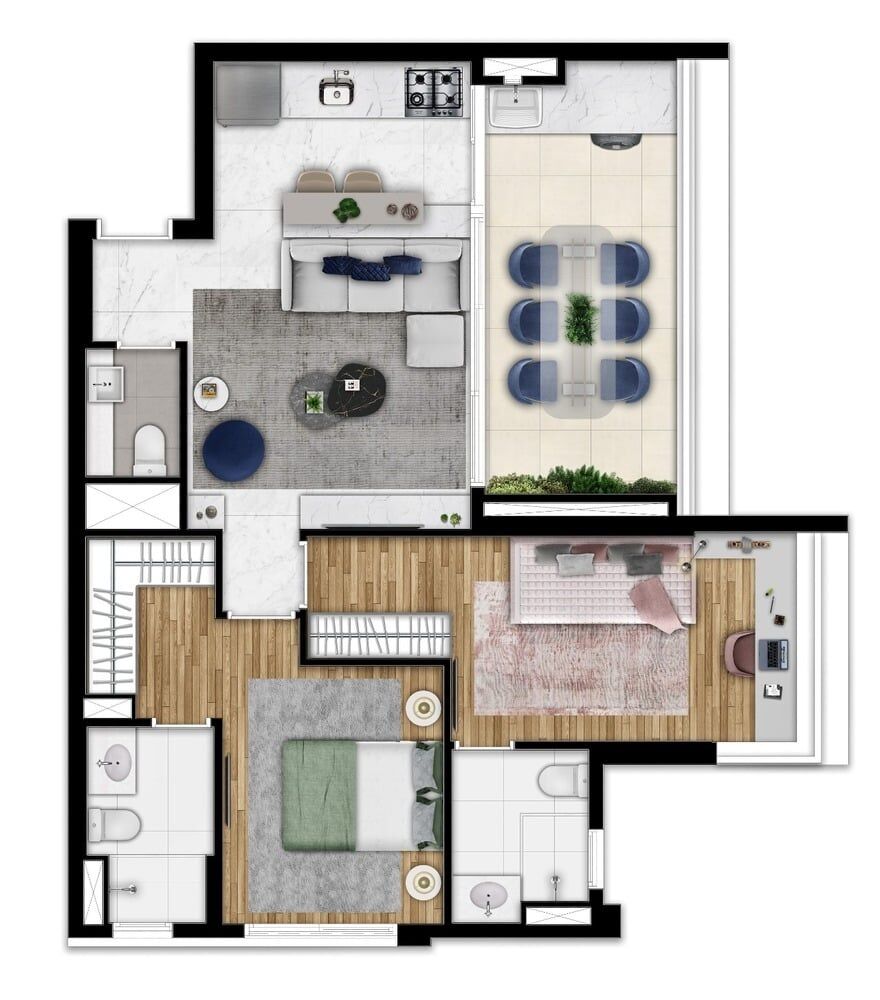 Apartamento, 3 quartos, 116 m² - Foto 3