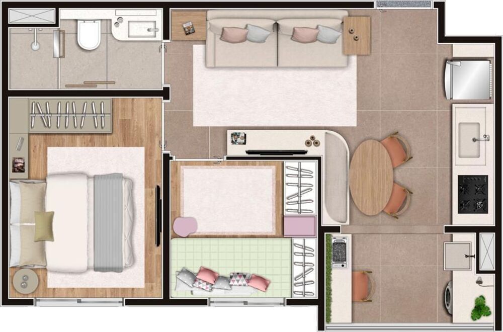 Apartamento, 2 quartos, 37 m² - Foto 29
