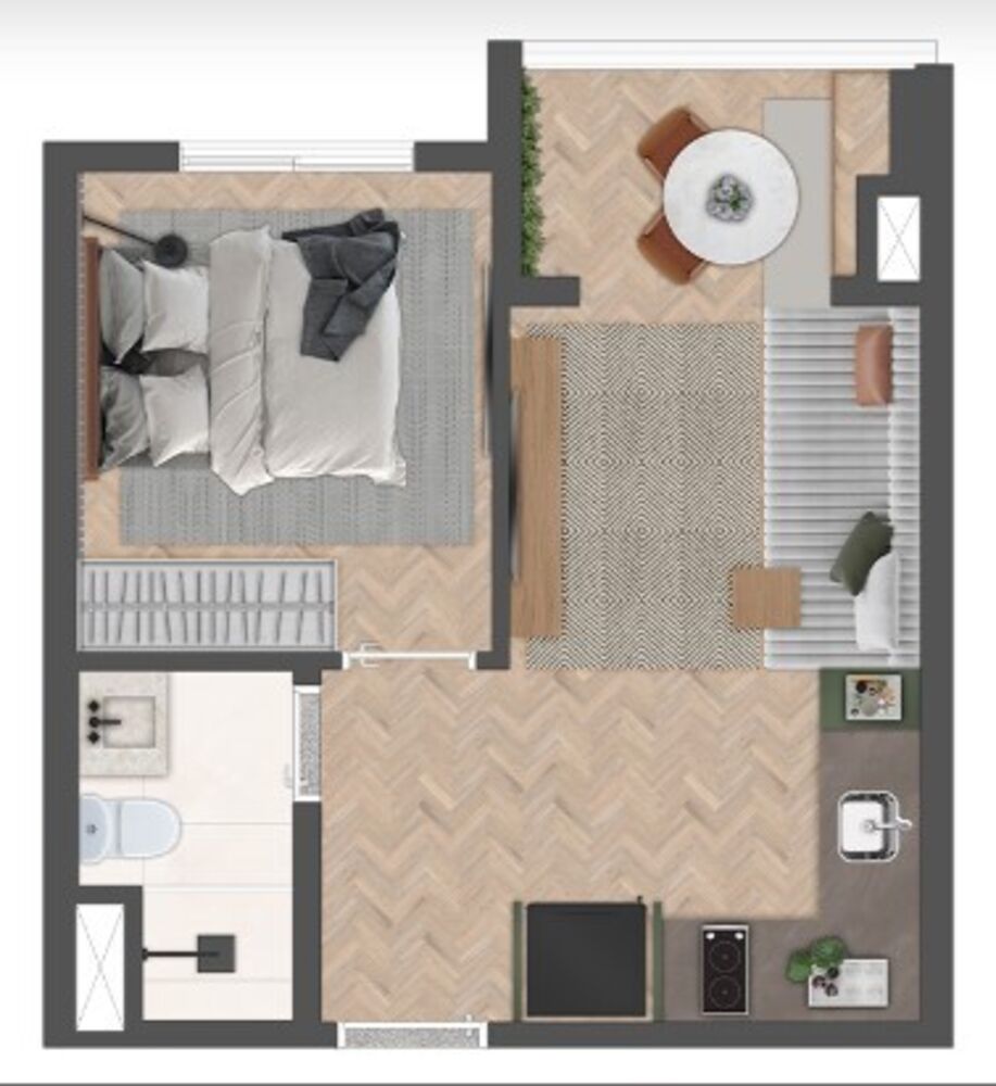 Apartamento, 1 quarto, 29 m² - Foto 7