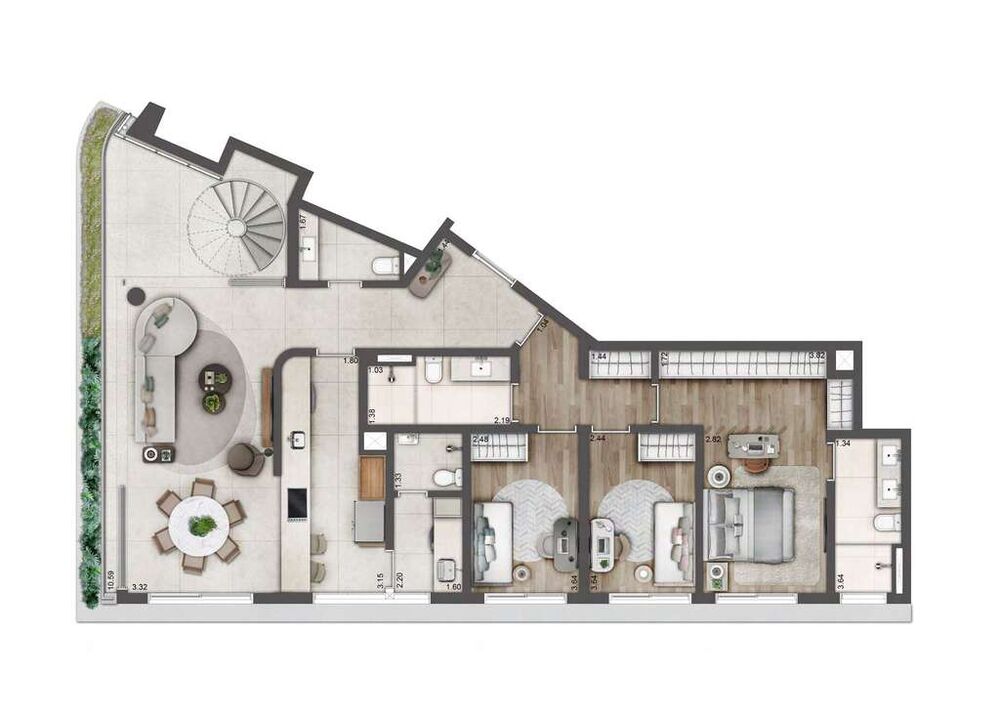 Cobertura à venda com 2 quartos, 265m² - Foto 4