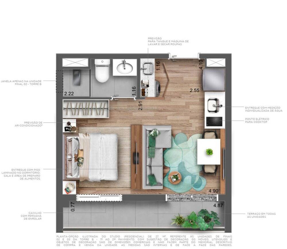 Apartamento, 3 quartos, 69 m² - Foto 2