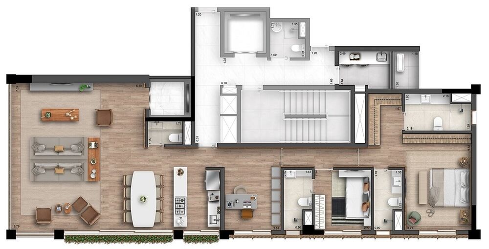 Apartamento, 2 quartos, 105 m² - Foto 1