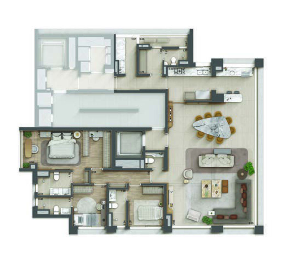 Cobertura, 4 quartos, 276 m² - Foto 10