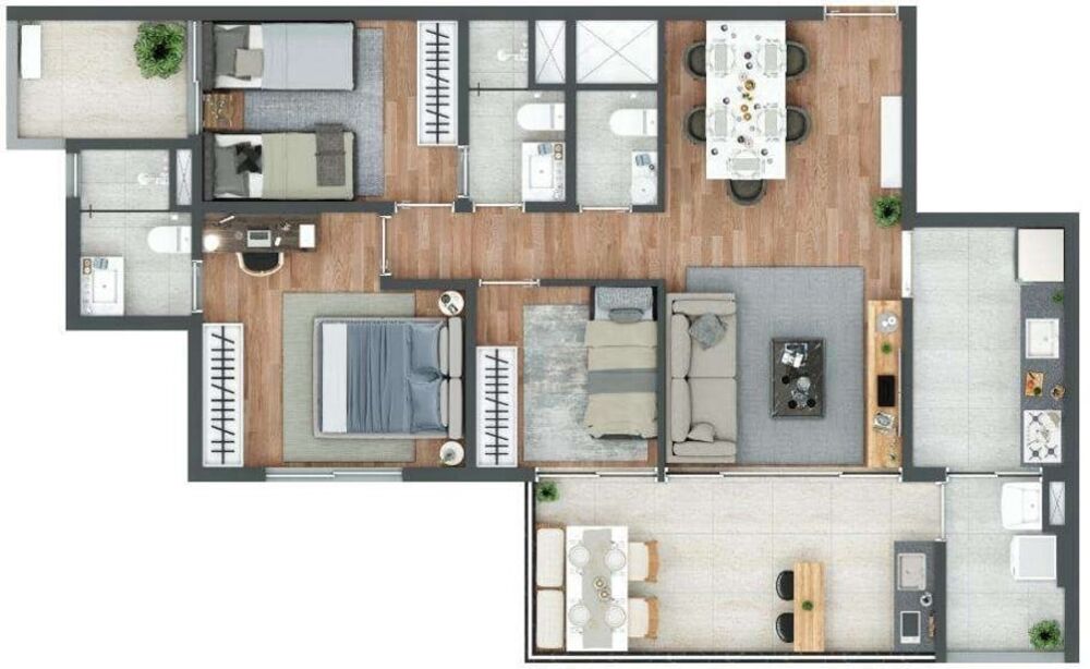 Apartamento, 3 quartos, 147 m² - Foto 16