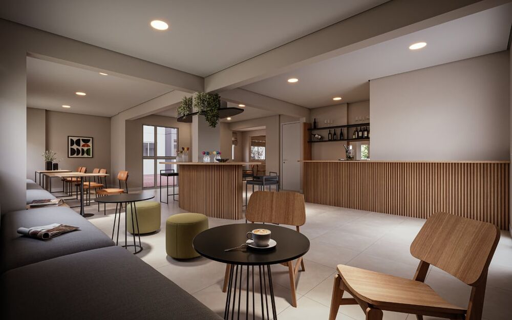 Apartamento à venda com 2 quartos, 37m² - Foto 2