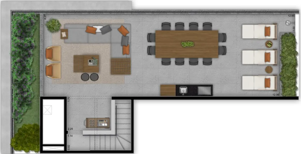 Cobertura, 2 quartos, 170 m² - Foto 20