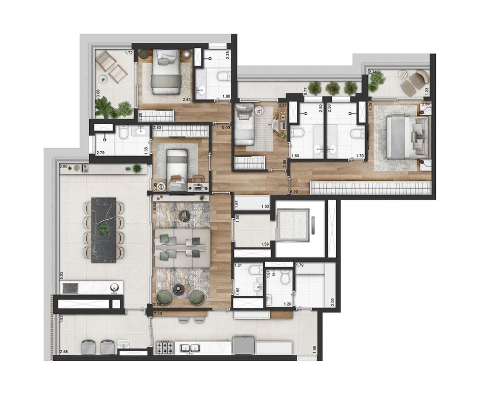 Apartamento, 3 quartos, 160 m² - Foto 28