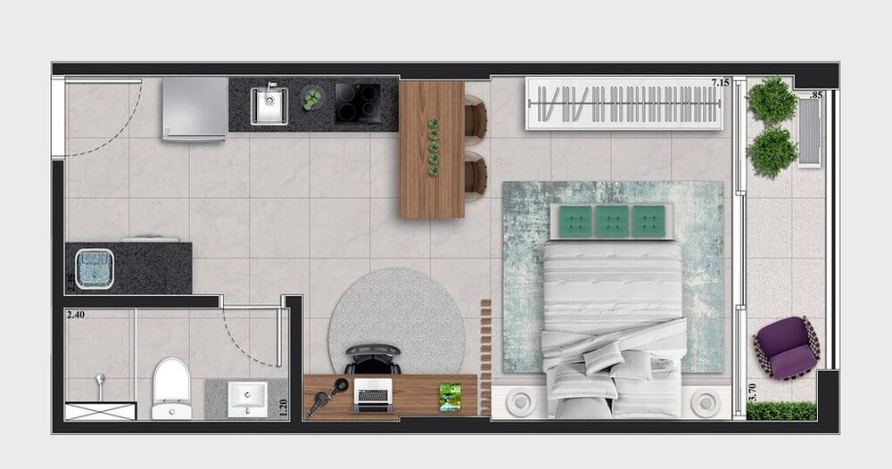 Apartamento, 2 quartos, 118 m² - Foto 11