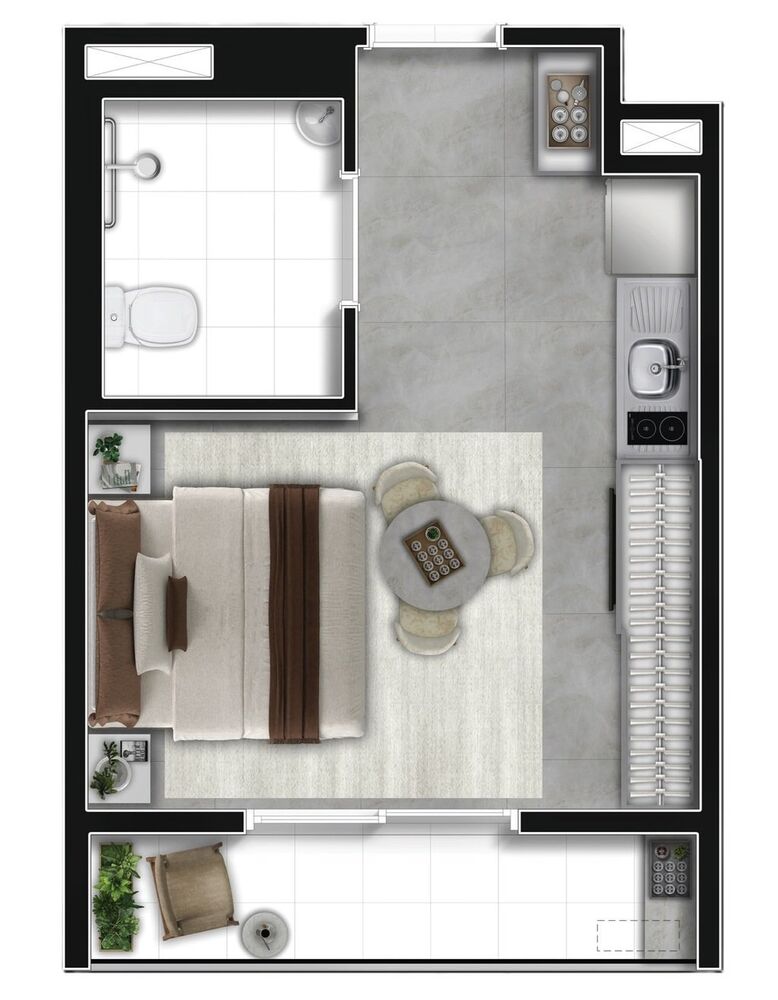 Apartamento, 1 quarto, 26 m² - Foto 13