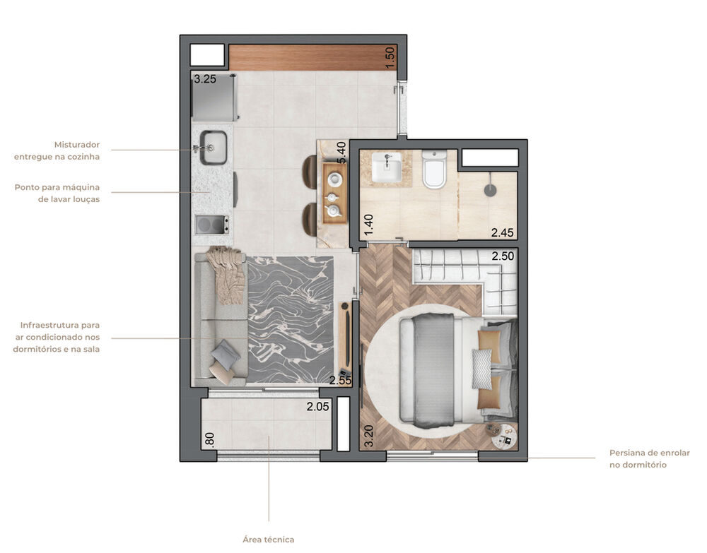 Apartamento, 2 quartos, 70 m² - Foto 5