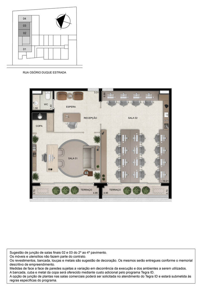 Sala-Conjunto, 43 m² - Foto 13