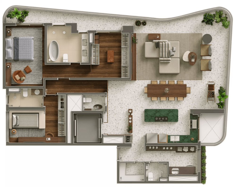 Apartamento, 3 quartos, 182 m² - Foto 9