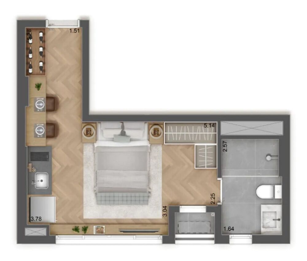 Apartamento, 2 quartos, 89 m² - Foto 12