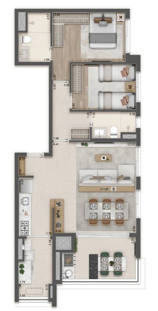 Apartamento, 2 quartos, 89 m² - Foto 38