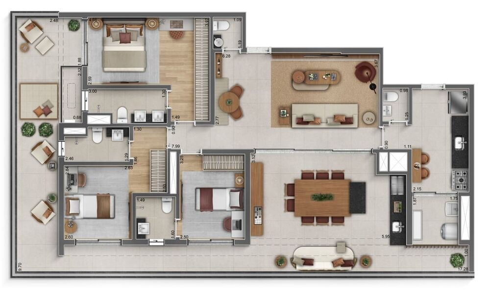 Apartamento, 3 quartos, 107 m² - Foto 34
