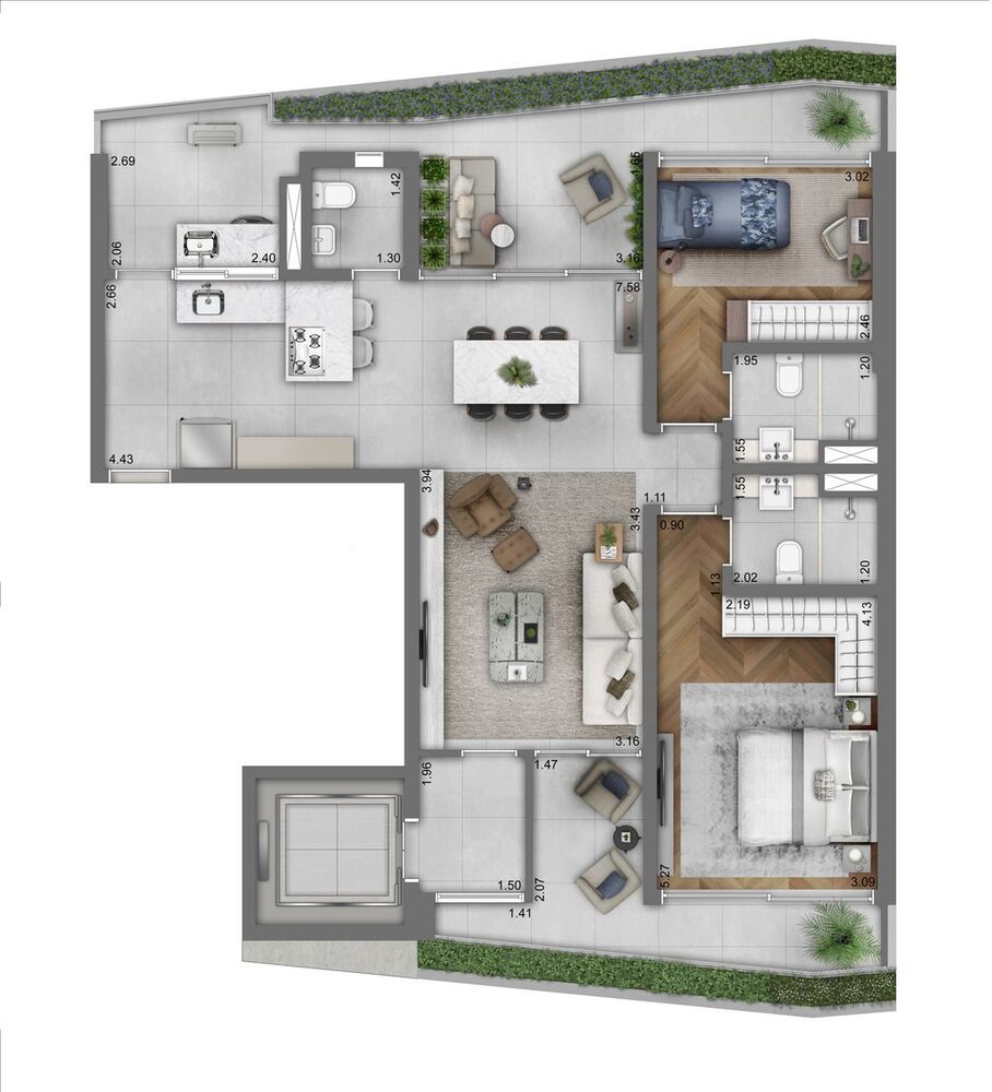 Apartamento, 1 quarto, 32 m² - Foto 28