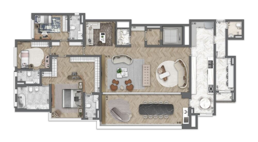 Apartamento, 3 quartos, 176 m² - Foto 17