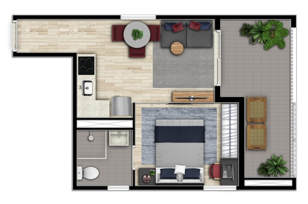 Apartamento, 1 quarto, 33 m² - Foto 18