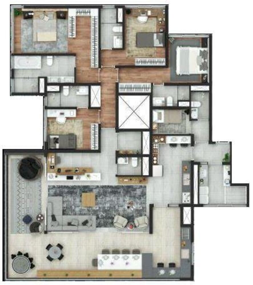 Apartamento à venda com 4 quartos, 230m² - Foto 16
