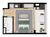 Apartamento, 1 quarto, 36 m² - Foto 6