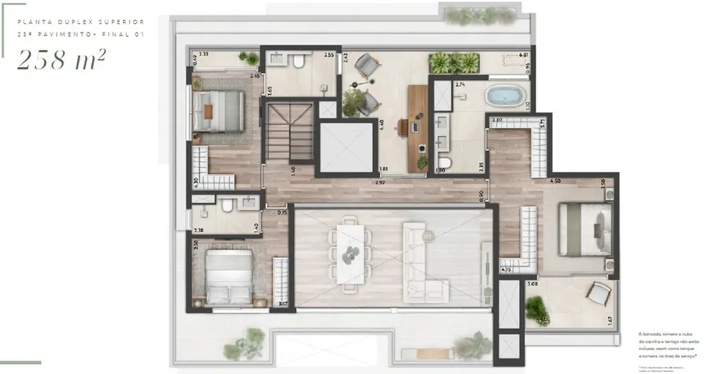 Cobertura, 3 quartos, 255 m² - Foto 12