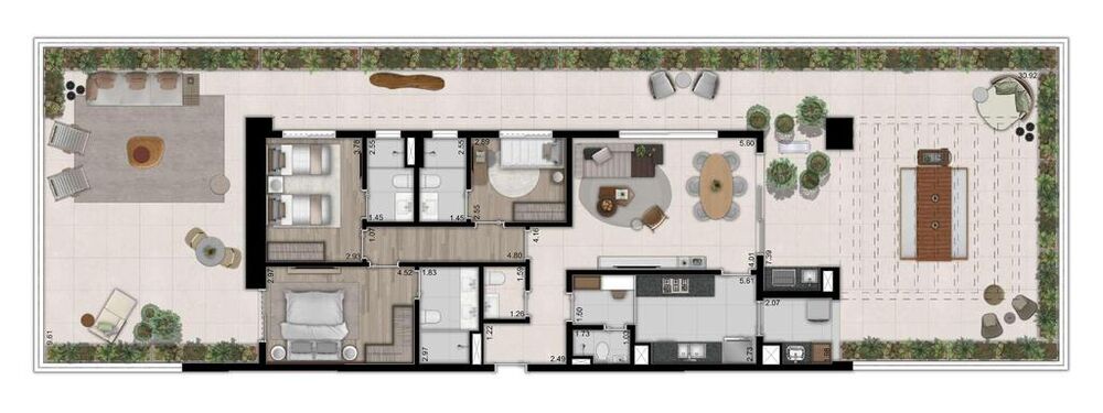 Apartamento, 3 quartos, 172 m² - Foto 11