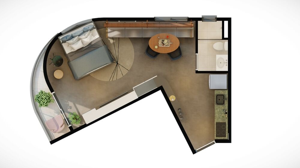 Apartamento, 1 quarto, 58 m² - Foto 34
