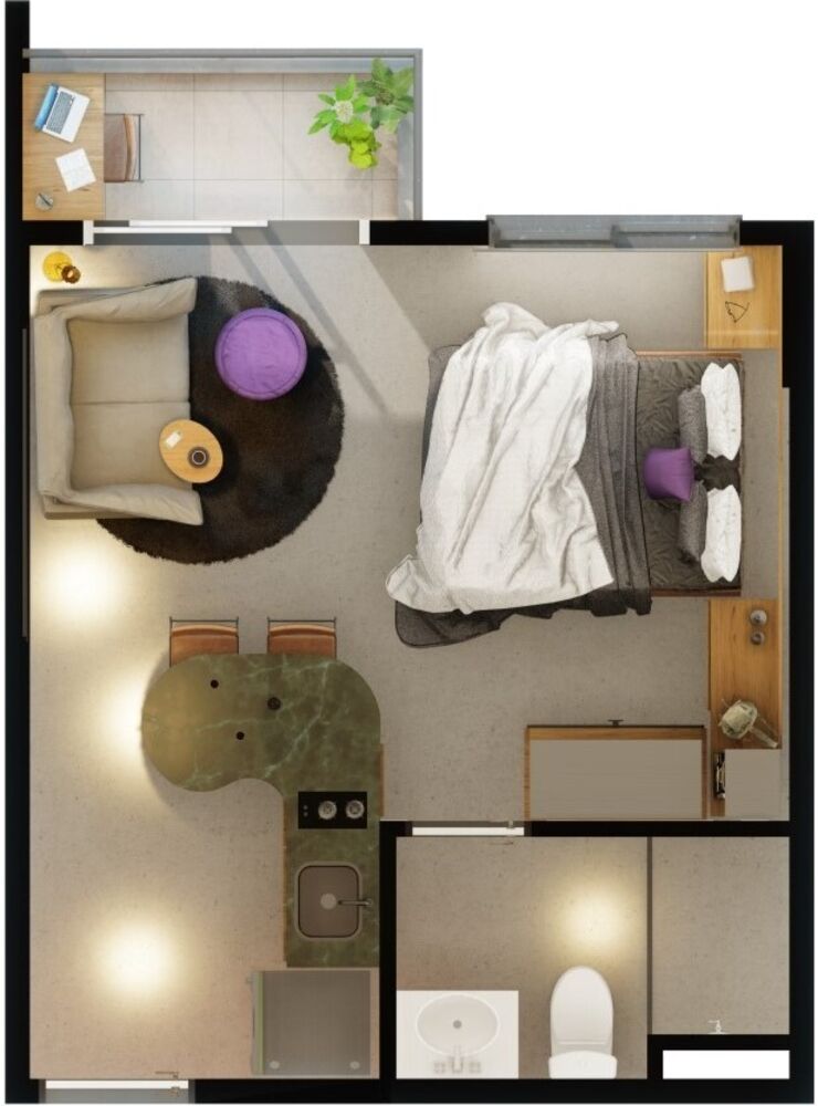 Apartamento, 1 quarto, 58 m² - Foto 30