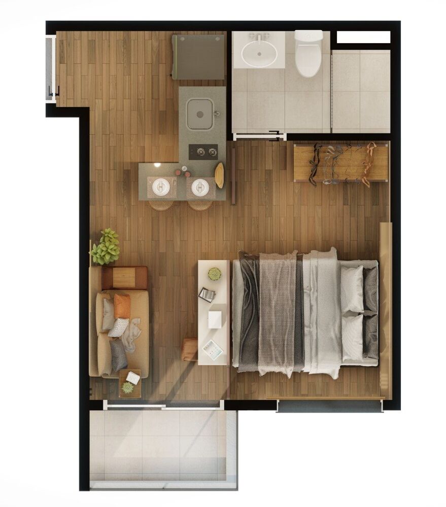 Apartamento, 1 quarto, 58 m² - Foto 33