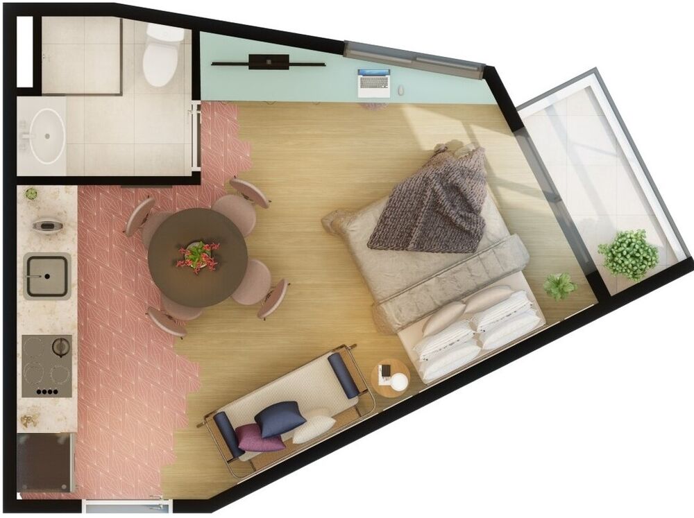 Apartamento, 1 quarto, 58 m² - Foto 31