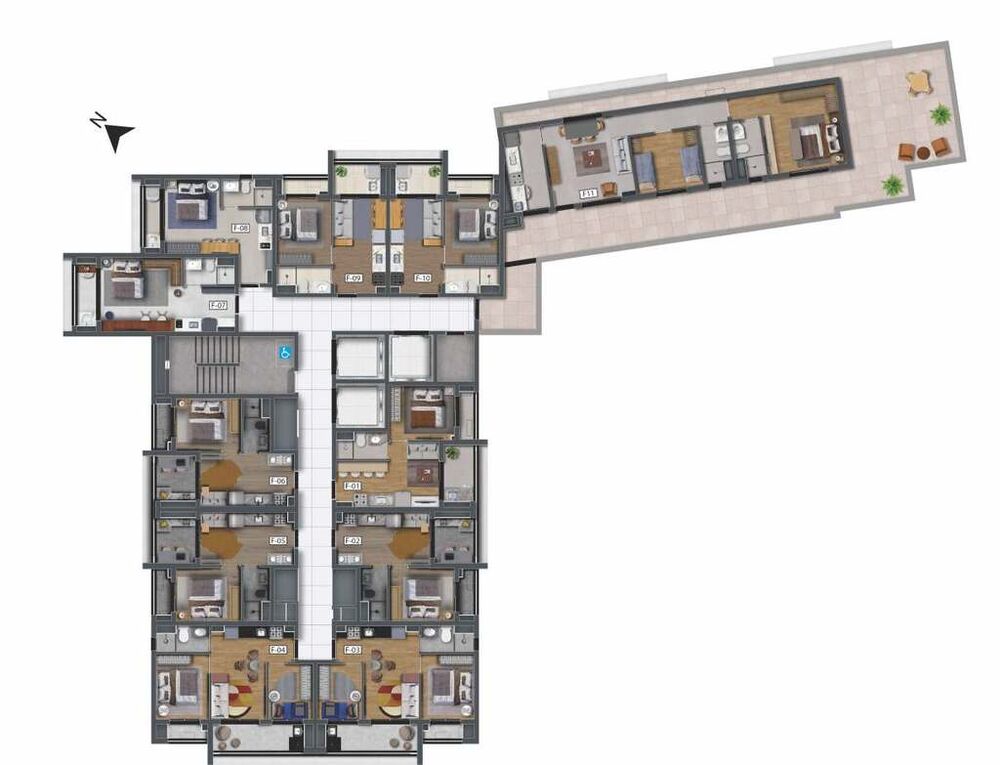 Apartamento, 2 quartos, 30 m² - Foto 6