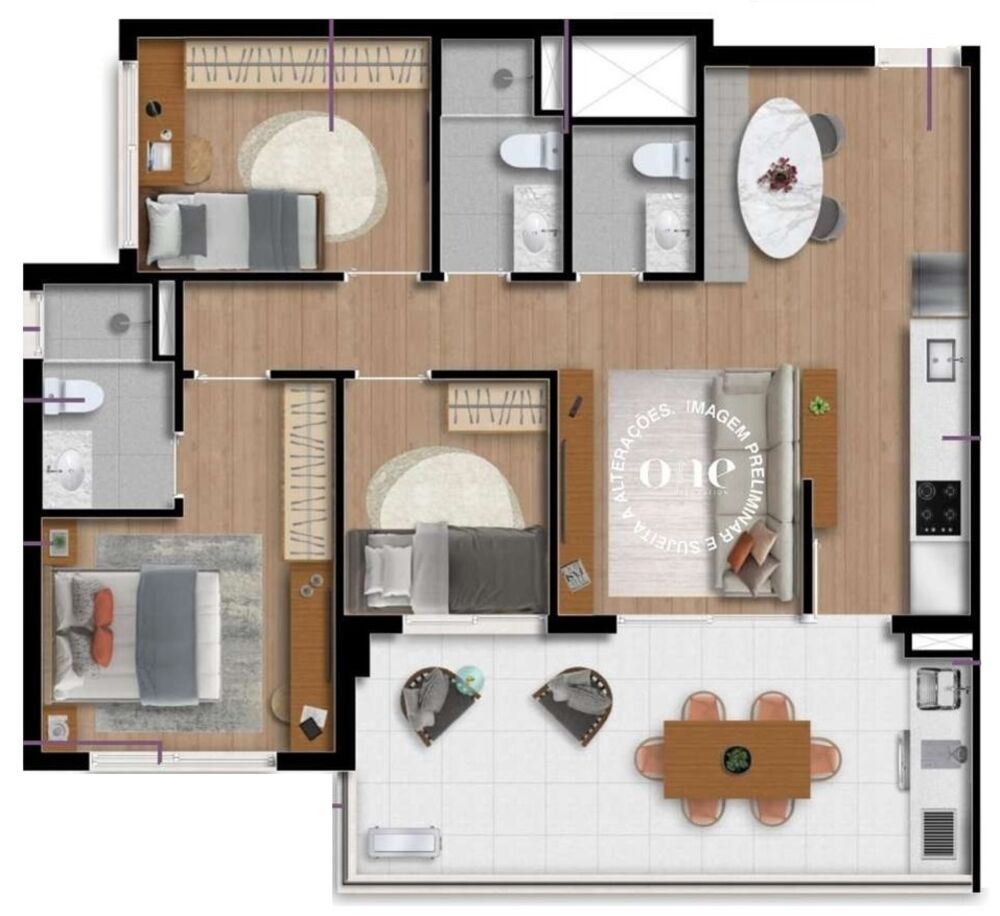 Apartamento, 3 quartos, 73 m² - Foto 12