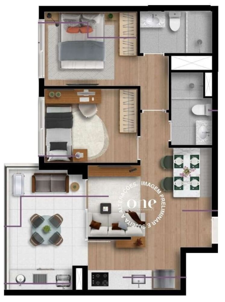 Apartamento, 3 quartos, 73 m² - Foto 11