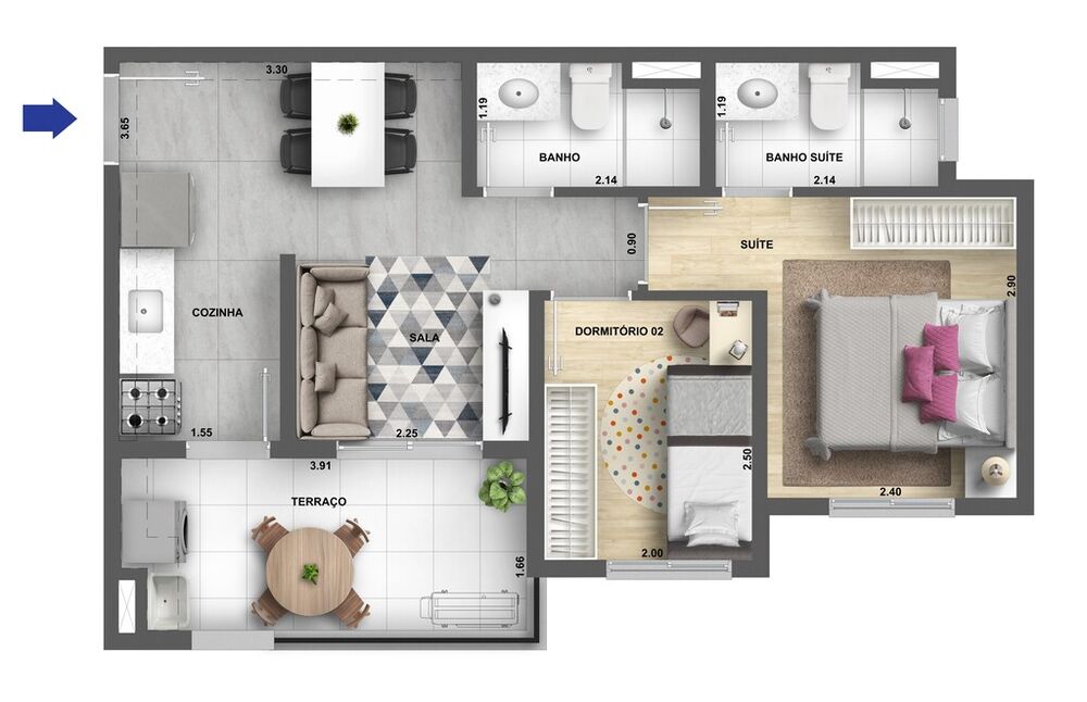Apartamento, 1 quarto, 35 m² - Foto 23