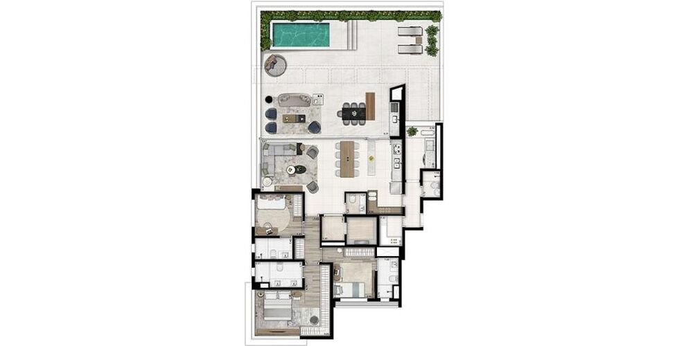 Apartamento, 3 quartos, 245 m² - Foto 4